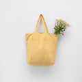 Butter Leinen Große Tasche