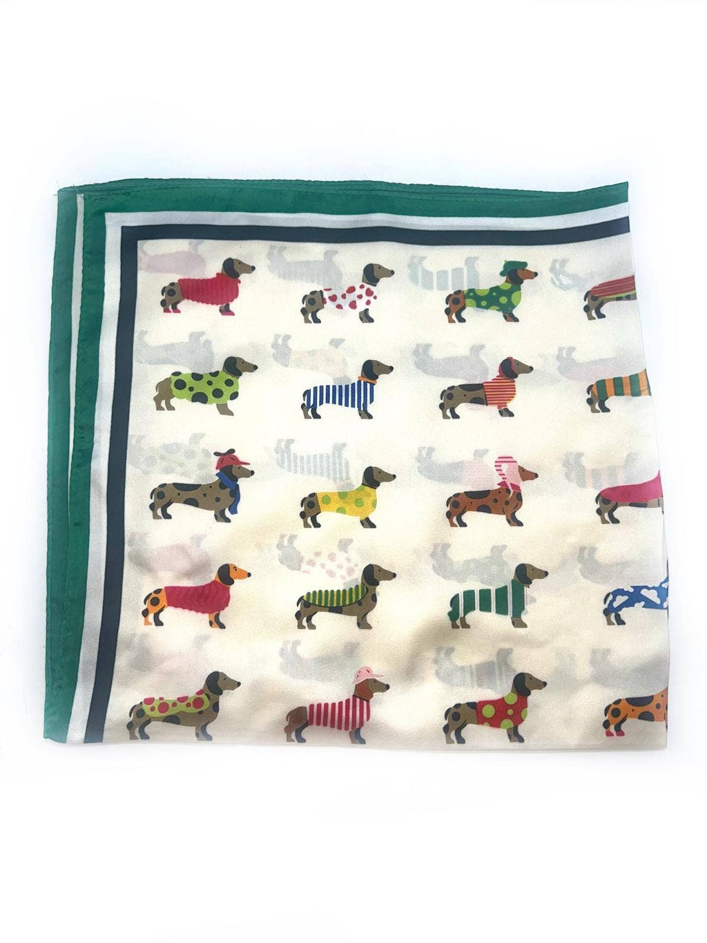 D-500 Foulard mit Seidengefühl 70x70: Noir