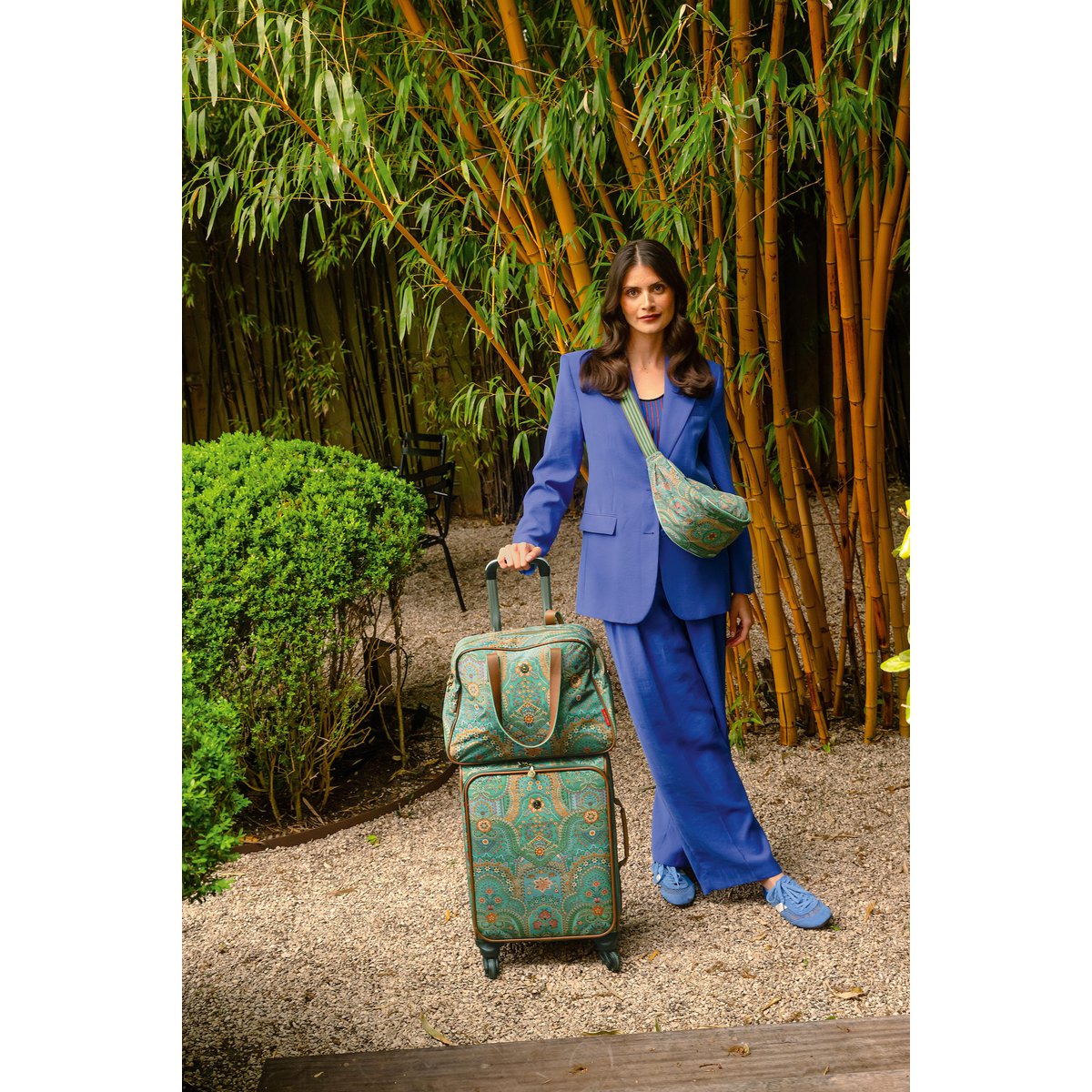 Tovy Weekend Bag Small Jabali Green 40x15x30cm