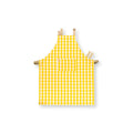 Apron Check Yellow 72x89.5cm