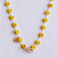 Gänseblümchen -Blumenkette - Gelb/Orange