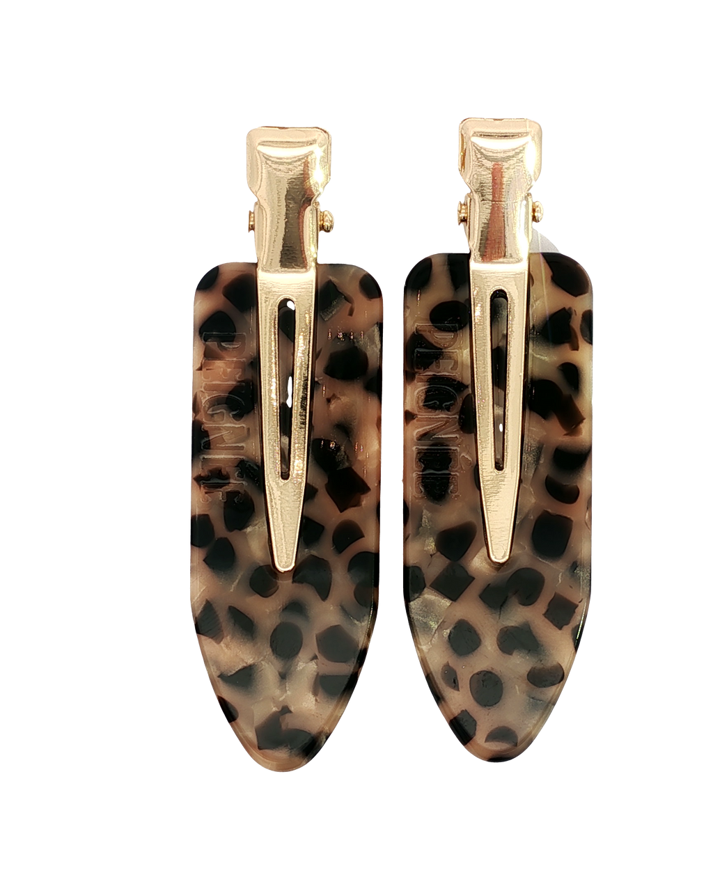 Leoparden-Haarspangen (Paar)