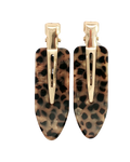 Leoparden-Haarspangen (Paar)