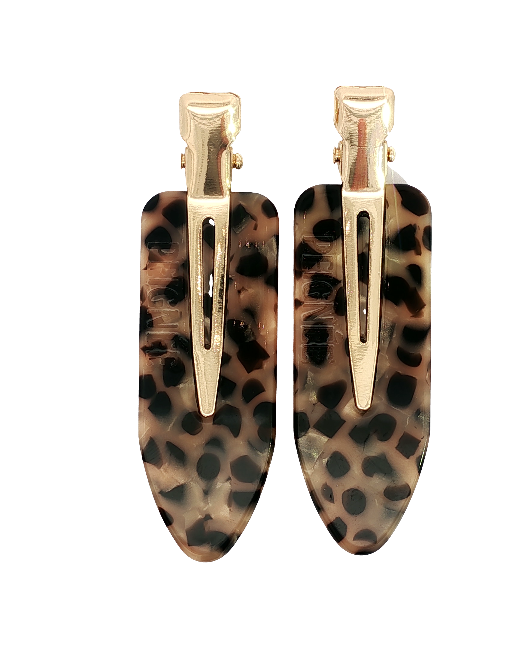 Leoparden-Haarspangen (Paar)