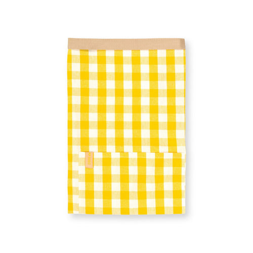 Apron Check Yellow 72x89.5cm