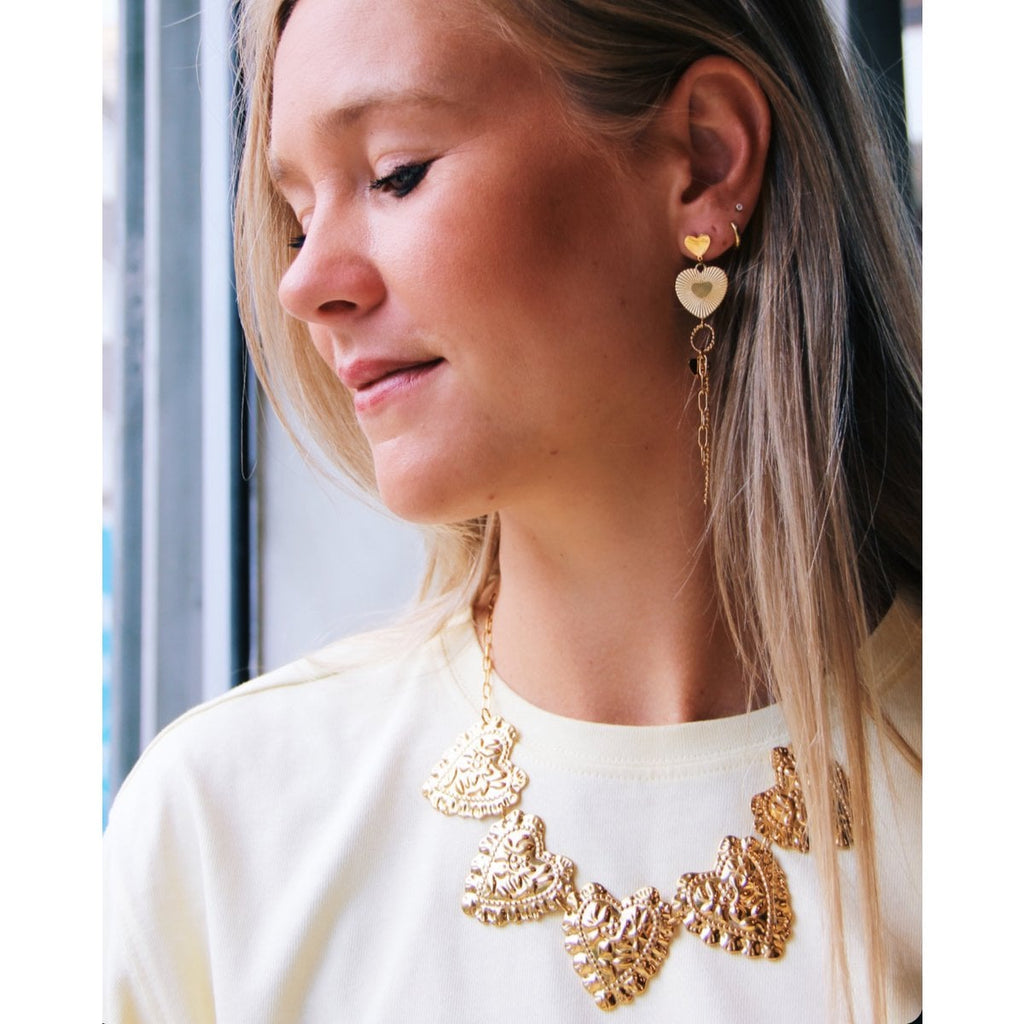 Statement-Ohrringe „Love Spark“