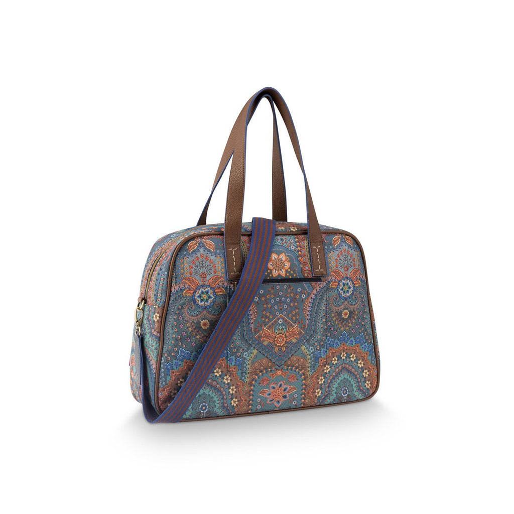 Tovy Weekend Bag Small Jabali Blue 40x15x30cm